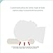 Baby Pillow for Newborn Breathable 3D Air Mesh Organic Cotton, Protection for Flat Head Syndrome BabyStar Pink