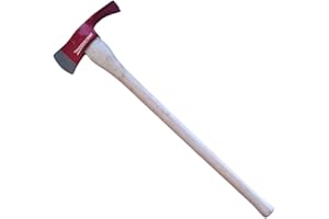 StrongShop Thunderstrike Single Bit Pulaski Axe, with Grub Hoe, Genuine Hickory Wood Handle 36-in (90 cm), for Trail Clearing