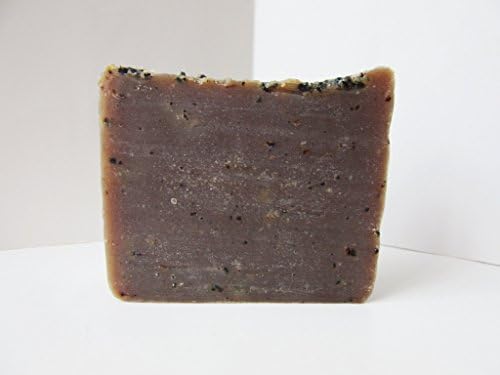 Spicy Clove Cedarwood Vanilla Coffee Scrub Soap, No Palm Oil, No Animal Products, No Dyes or Colorants