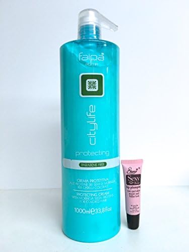 FaipaCity Life Protecting Cream With Moringa Seed Proteins For Colored Hair Parabens Free 33.8 Oz Free Starry Sexy Kiss Lip Plumping 10 Ml