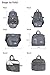 WALUCAN Lightweight Foldable Packable Durable Travel Hiking Backpack Daypack LARGE 35L-8.Grey