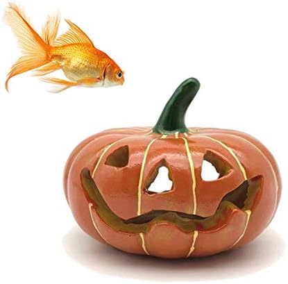 pumpkin fish tank decoration
