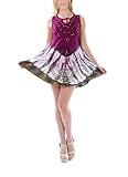Women's Sleeveless Embroidered Short Dress