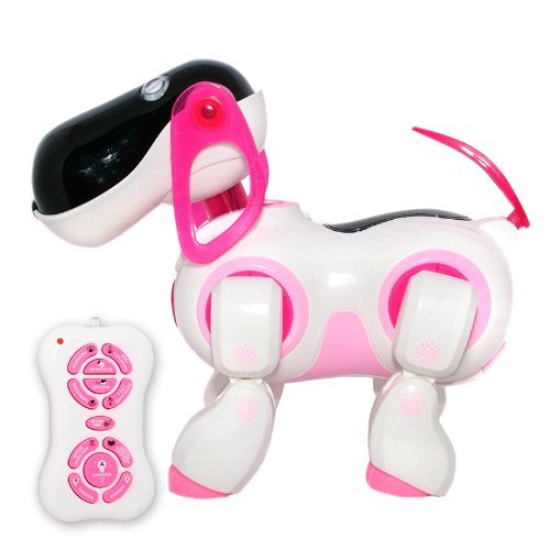 pink robot dog
