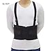 ISOP Elastic Back Support Work Belt – Waist Brace for Men and Women – Posture Corrector and Lumbar Support – Pain Relief Safety Belt – Breathable & Comfortable – Ideal for Gym, Work, Injury Prevention