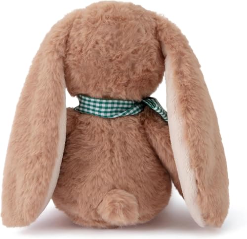 Easter Bunny Stuffed Animals, Rabbit Plush Toys for Girls Boys, Cute Soft Bunny Stuff for Kids Fluffy Hugging Sleeping Gifts, Brown - 25cm