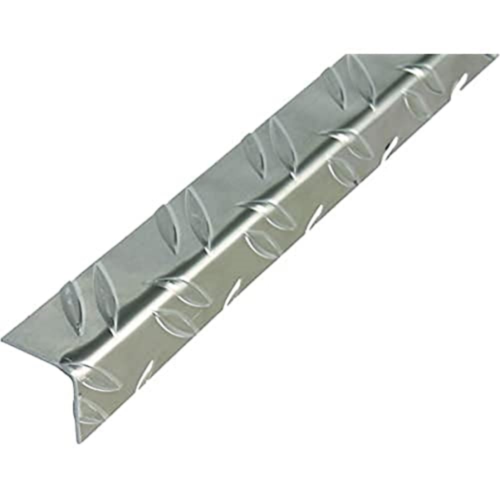 GAH-Alberts 468859 Angle Profile | Ribbed Embossing | Aluminium Blank | 1000 x 29.5 x 29.5 mm — image 1