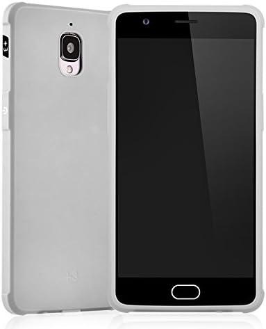 Eazewell Ultra-thin [Corner Cushion] Back Cover [Shock Absorption] Shield Shockproof Skin Armor Bumper Case with 2 PCS 9H Tempered Glass Film Protectors for OnePlus 3 / 3T (Gray)