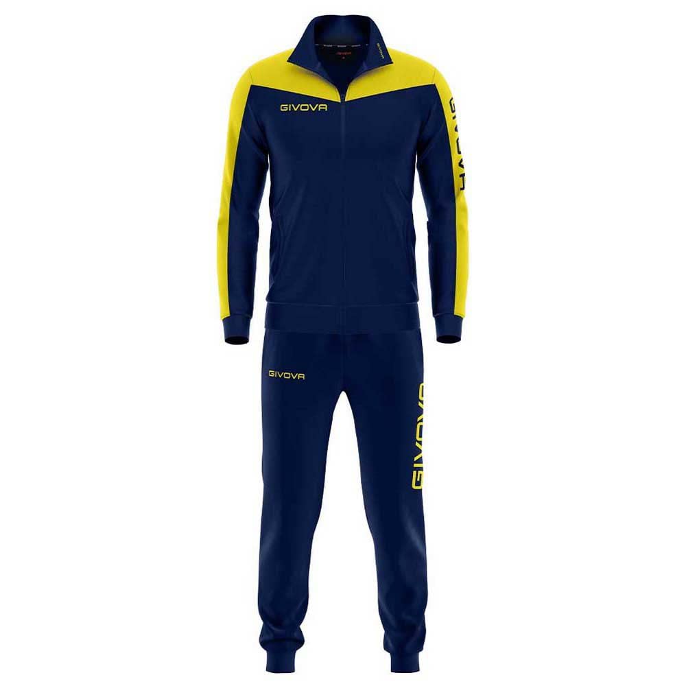 Givova TUTA ROMA TRIACETATO BLU/GIALLO Tg. XL