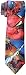 Marvel Men's Burning City Spider Man Tie, Red, One Size