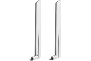 NETVIP 4G LTE Antenna 10dBi SMA Male Cellular Antenna (2-Pack) Dual Band 2.4GHz 5.8GHz WiFi Antenna for 4G LTE Wireless Router Hotspot Cellular Gateway Industrial IoT Router Security Camera-22cm