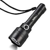 Sofirn C8F LED Flashlight 2580 Lumens 3Cree XPL LED lamp 4 Group Light Water Resistant Side Switch Torch Camping Hiking with Rechargeable Battery and USB Charger