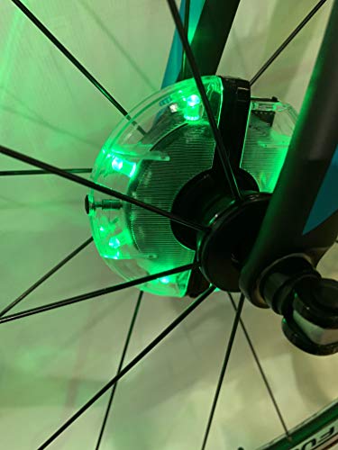 image for Revere Bicycles LED Multi-Color Bicycle HUB Spoke Light, Rechargeable,