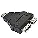 CY Combo eSATAp Power over eSATA USB 2.0 to eSATA & USB splitter Adapter 1 in 2 new