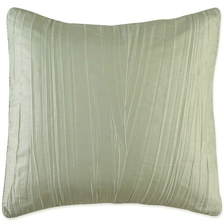 Quartz Hill Euro Faux Silk Pillow Sham - Green