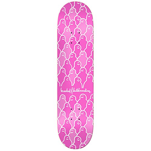 Krooked Skateboard Deck Krouded Pink 7.75"