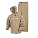 FROGG TOGGS Men's Pro Lite Suit, Waterproof, Breathable, Dependable Wet Weather Protection, Khaki, Medium-Large