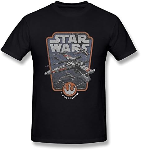 Jahei Custom Star Wars Red Squadron Men Tee Black M