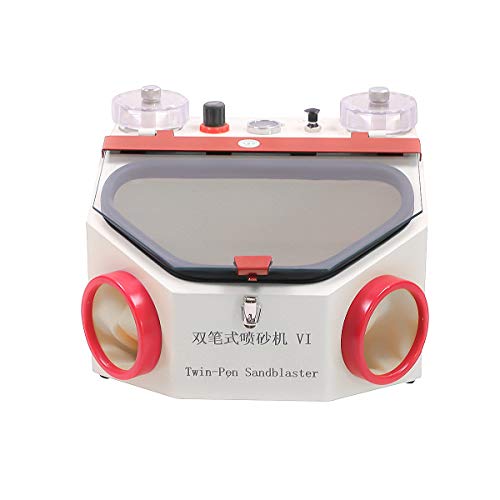 BONEW Double-Pen Fine Sand Blasting Machine Dental Lab Sandblaster