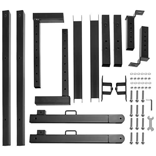 VEVOR Truck Rack, 1934inch Extendable Truck Ladder Rack, 38.6"43.6" Adjustable Height, 250 Lbs