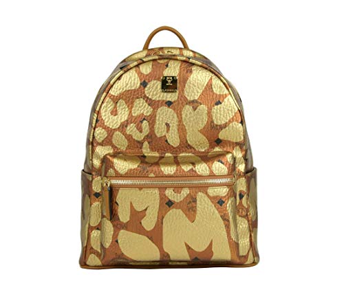 mcm leopard backpack