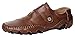 CAIHEE Men 's Casual Leather Stiching Fashion Walking Driving Shoes Slip-On Loafers