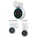 MTSmart Outlet Echo Dot Wall Mount Stand for Home Speaker (2nd Generation),Holder Hanger Bracket Case for Home Voice Assistants, Space Saving Accessories Without Messy Wires or Screws - White 1 Pack