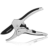 Bypass Pruning Shears, GT ROAD Professional Garden Shears Heavy Duty with SK-5 Carbon Stell Blade