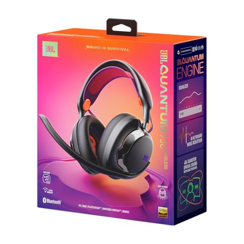 JBL, Fone de Ouvido Bluetooth, Quantum 950, Headset Gamer, Over Ear, Sem Fio, Cancelamento de Ruído - Preto