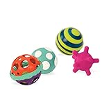 B. toys – Ball-a-balloos– Textured Balls Set– of 4 Balls For Infants 6 M+