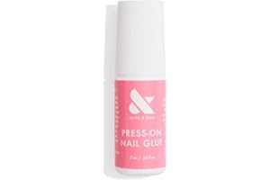 Olive & June Press-On Brush-On Glue | Quick, Long Lasting, No-Mess Application for Long-Lasting Press-On Nails | Non-Toxic & Non-Damaging | Use with Olive & June Press-On Nails | 14 Day Wear