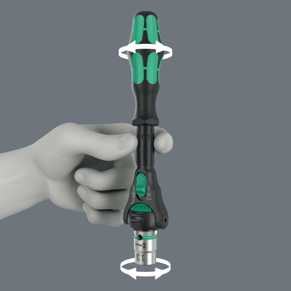 Wera Knarre Zyklop Speed-Knarre 8000 C Black Edition, 1/2" 7