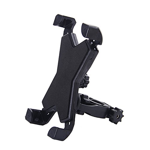 Bike Phone Mount Holder, WOTOW Universal Smart phone Adjustable Cradle Clamp 360 Degrees Rotatable Bicycle Handlebar Motorcycle Rack for 3.5-7 inch Cell Phone GPS iPhone Samsung Galaxy HTC