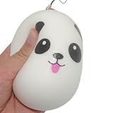 1Pc Jumbo 10cm Squishy Kawaii Panda Bread Bun Phone Charm Bag Strap Pendant Squeeze Toy