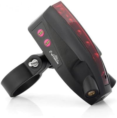ZJINJINBikelight Intelligent LED Bicycle Lights Laser Taillight Bike Rear Lights Wireless Braking Warning for Night Cycling