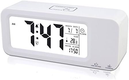 led electronic alarm clock calendar bedside alarm clock