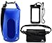 Freegrace Waterproof Dry Bags Set of 3 - Dry Bag with 2 Zip Lock Seals & Detachable Shoulder Strap, Waist Pouch & Phone Case - Can Be Submerged Into Water for Swimming, Kayak, Rafting & Boating