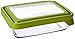 Anchor Hocking 6-Cup Rectangular Food Storage Containers with Green TrueSeal Airtight Lids