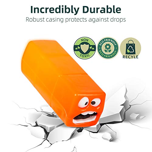 cossy Toppling Tower Tumbling Stacking Board Games, Wobbly Worms Building Blocks with Robust Casing and Three Colors for Kids - Ages 3+ with 24 Pieces