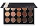 15 Nudes & Rudes Highly Pigmented Professional Neutral Eyeshadow Palette - Everyday Makeup Shadow Palette with Intense Pigment