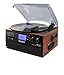 Boytone BT-22M, Bluetooth Record Player Turntable, AM/FM Radio, Cassette, CD Player, 2 built in speaker, Ability to convert Vinyl, Radio, Cassette, CD to MP3 without a computer, SD Slot, USB, AUXthumb 3