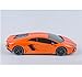 Liberty Imports RC Remote Control Sports Car with LED Headlights and Backlights 1:18 Scale (Orange)