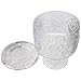 Lily's Home Premium Quality Clear Acrylic Plastic Candy Jar, Standing Cookie Container, Apothecary Canister with Lid. 8