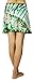 Design By Jingle Women's Hippie Short Tie-Dye Spandex Bohemian Fold-Over Mini Skirt or Strapless Dress (22-Greenwhite)