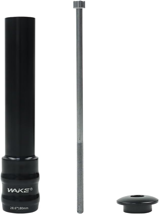 BESNIN Bike Stem Riser for Bicycles Long Bike Riser 120mm/150mm/180mm Alloy 7.08 inch Suitable for 28.6mm Head Tube (180mm)