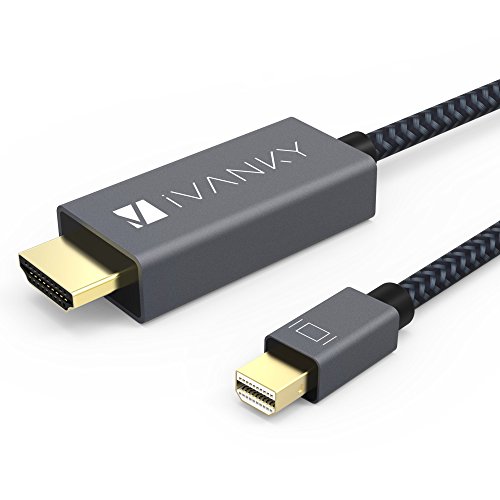 66ft-Nylon-Braided-Thunderbolt-to-HDMI-Cable-Mini-DisplayPort-to-HDMI-Cable