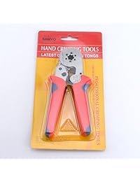 Samyo portátil Professtional autoajustable mano crimpadora tenaza CRIMPADORA para virolas de cable AWG23   10