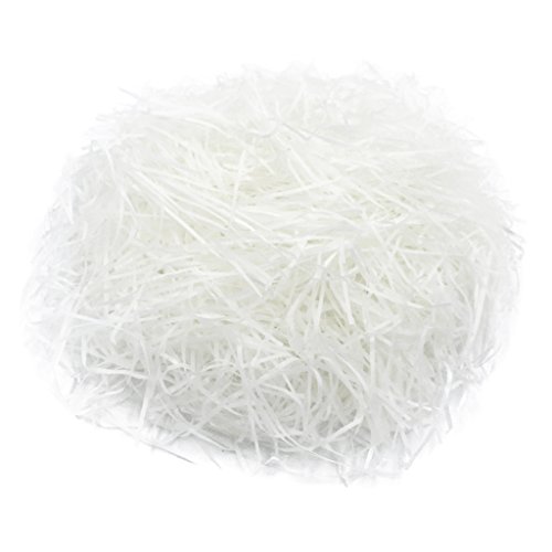 MagiDeal 20g Shredded Crinkle Paper Raffia Gift Box Filler Filling Materials for Wedding Party Decoration - White - Thumbnail 5