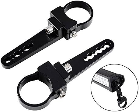 Dkii Bullbar Nudge Bar Mounting Bracket Tube Clamp For HID LED Light Bar 2x 1.0inch