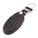 9 moon® Leather Remote Key FOB Keyless Entry Transmitter Case Cover for Nissan 3 Button
